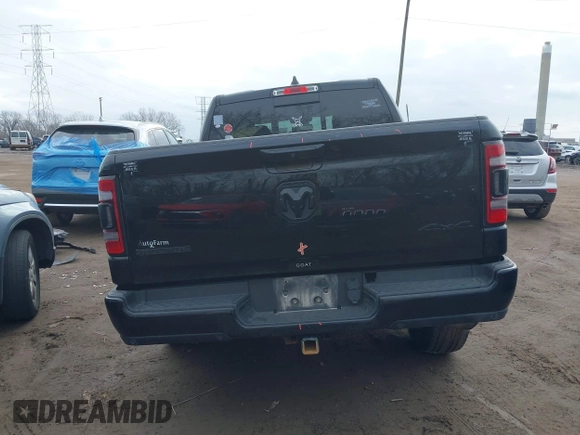 2019 Ram 1500 Big Horn/Lone Star with VIN 1C6RRFFG0KN733263, listed as a IAAI auction lot 41077579 with 85,259 mi miles. Bid and sale history available at carsss.com. Image 17.
