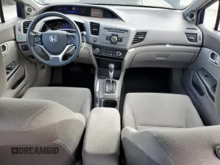 2012 Honda Civic EX with VIN 2HGFB2F80CH541919, listed as a Copart auction lot 53491455 with 82,122 mi miles and Salvage Title. Bid and sale history available at DreamBid. Image 8.