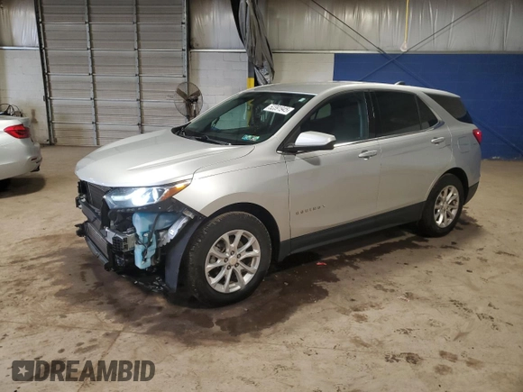 2018 Chevrolet Equinox LT with VIN 3GNAXJEV3JS571574, listed as a Copart auction lot 52391945 with 98,693 mi miles and Salvage Title. Bid and sale history available at carsss.com. Image 1.
