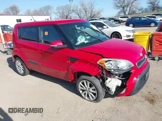 2012 Kia Soul + with VIN KNDJT2A62C7378598, listed as a IAAI auction lot 41961504 with 143,922 mi miles and . Bid and sale history available at DreamBid. Image 1.