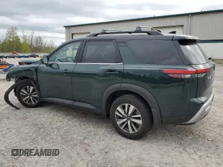 2024 Nissan Pathfinder SL with VIN 5N1DR3CC7RC220127, listed as a Copart auction lot 56792655 with 21,544 mi miles and Salvage title. Bid and sale history available at DreamBid. Image 2.