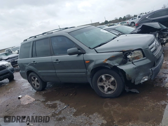 2007 Honda Pilot EX-L with VIN 5FNYF18697B002843, listed as a IAAI auction lot 41549328 with 202,365 mi miles and . Bid and sale history available at DreamBid. Image 13.