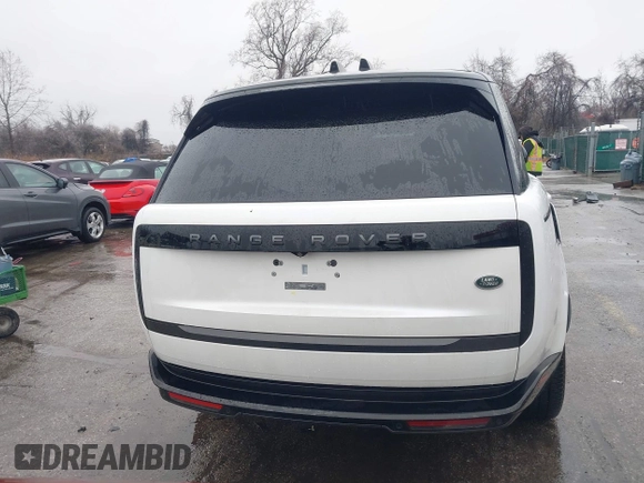 2023 Land Rover Range Rover SE with VIN SALKP9FU3PA051508, listed as a IAAI auction lot 41456091 with 7,635 mi miles. Bid and sale history available at carsss.com. Image 16.