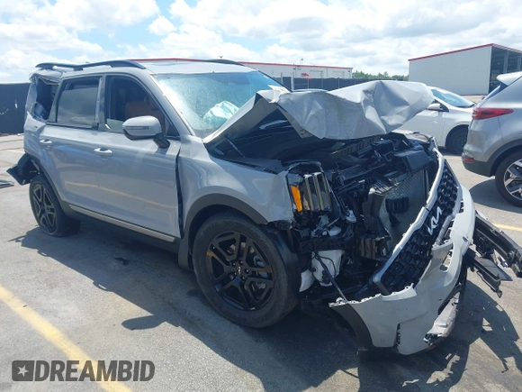 2023 Kia Telluride SX X-Pro with VIN 5XYP5DGC0PG370652, listed as a IAAI auction lot 42226690 with 30,669 mi miles and . Bid and sale history available at DreamBid. Image 1.
