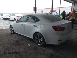 2010 Lexus IS with VIN JTHBF5C29A5109481, listed as a IAAI auction lot 41293525 with 142,242 mi miles. Bid and sale history available at carsss.com. Image 3.