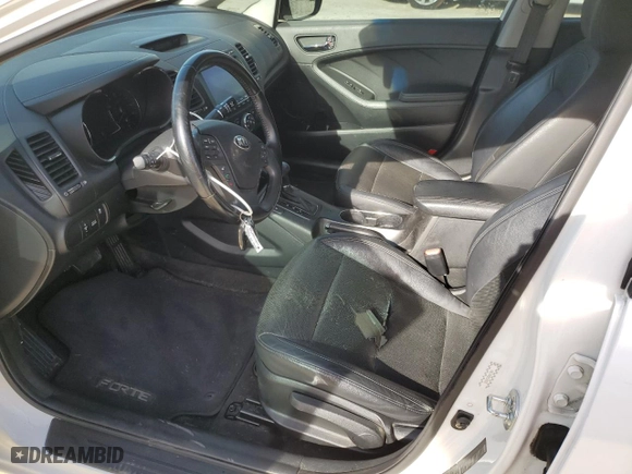 2016 Kia Forte EX with VIN KNAFZ4A89G5598028, listed as a Copart auction lot 50072035 with 105,036 mi miles and Salvage Title. Bid and sale history available at carsss.com. Image 7.