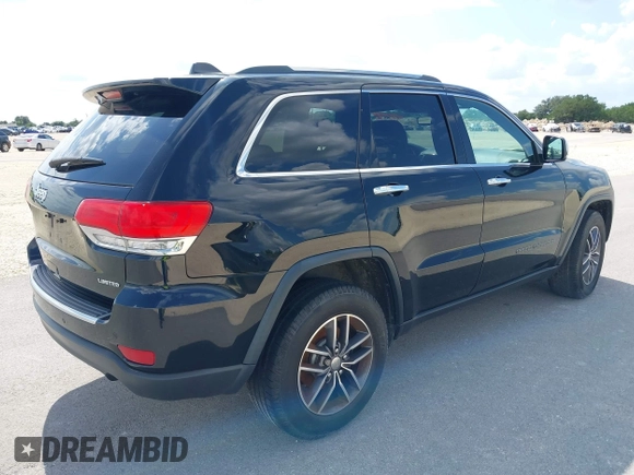 2017 Jeep Grand Cherokee Limited with VIN 1C4RJEBG8HC633898, listed as a IAAI auction lot 42361986 with 175,858 mi miles and . Bid and sale history available at DreamBid. Image 4.