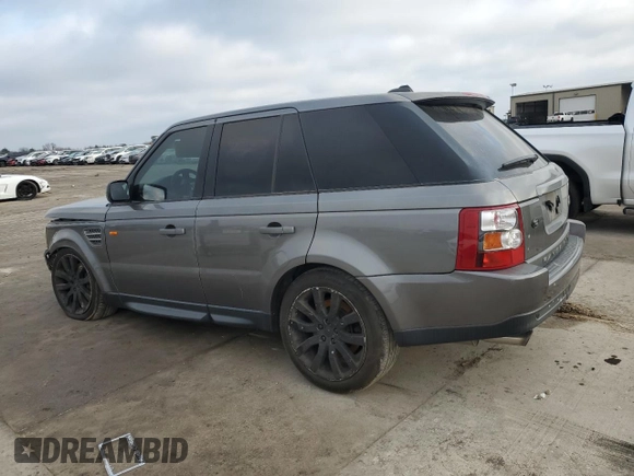 2008 Land Rover Range Rover Sport SC with VIN SALSH23498A173428, listed as a Copart auction lot 44232315 with 201,272 mi miles and Salvage Title. Bid and sale history available at carsss.com. Image 2.