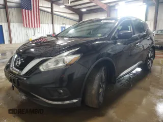 2016 Nissan Murano Platinum z VIN 5N1AZ2MH0GN153427, wystawiony jako Copart lot #56464425 z przebiegiem 123 490 mil mil oraz Szkoda całkowita • Salvage title. Historia ofert i sprzedaży dostępna na DreamBid. Obrazek 1.