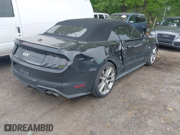 2019 Ford Mustang GT Premium with VIN 1FATP8FF8K5202115, listed as a IAAI auction lot 42085416 with 73,548 mi miles and . Bid and sale history available at DreamBid. Image 4.