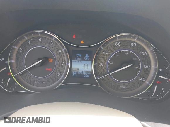 2014 Infiniti QX80 with VIN JN8AZ2NF6E9551446, listed as a IAAI auction lot 42554502 with 209,884 mi miles and . Bid and sale history available at DreamBid. Image 7.