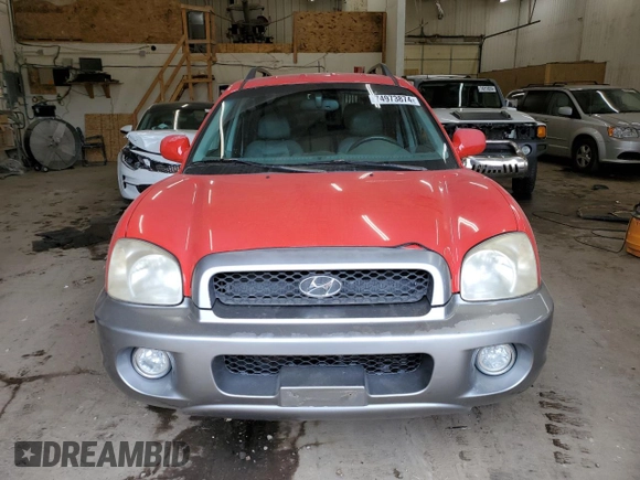 2004 Hyundai Santa Fe GLS with VIN KM8SC73EX4U833380, listed as a Copart auction lot 74973874 with 159,656 mi miles and Salvage Title. Bid and sale history available at carsss.com. Image 5.