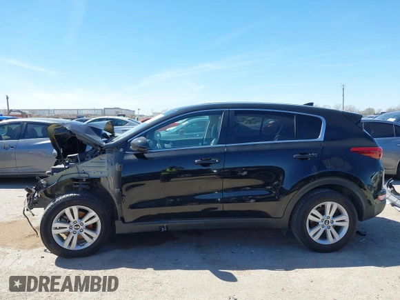 2017 Kia Sportage LX with VIN KNDPM3AC5H7139041, listed as a IAAI auction lot 41813276 with 56,154 mi miles. Bid and sale history available at carsss.com. Image 15.