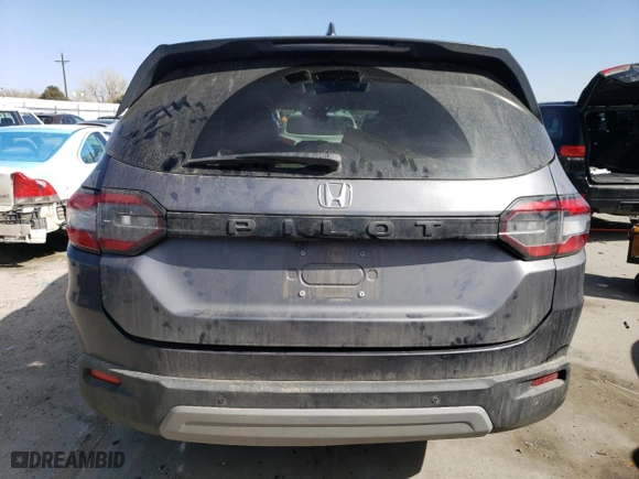 2024 Honda Pilot EX-L 8 Passenger with VIN 5FNYG2H44RB000244, listed as a Copart auction lot 48798865 with 16,179 mi miles and Salvage Title. Bid and sale history available at carsss.com. Image 6.