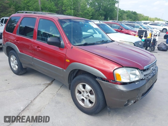 2001 Mazda Tribute LX with VIN 4F2YU09161KM19432, listed as a IAAI auction lot 42052870 with 162,911 mi miles and . Bid and sale history available at carsss.com. Image 1.