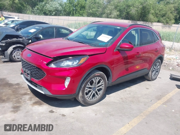 2020 Ford Escape SEL z VIN 1FMCU9H96LUB93983, wystawiony jako IAAI lot #42493510 z przebiegiem 56 675 mil mil oraz . Historia ofert i sprzedaży dostępna na DreamBid. Obrazek 2.