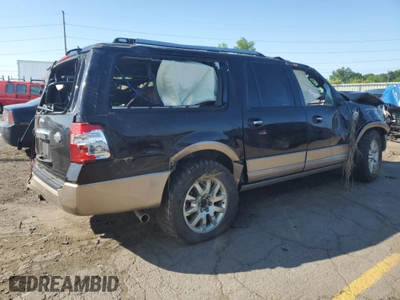 2013 Ford Expedition Max XLT with VIN 1FMJK1H56DEF30434, listed as a Copart auction lot 58162914 with Not provided miles and Salvage title. Bid and sale history available at DreamBid. Image 3.