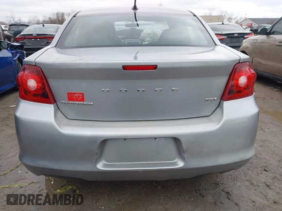 2013 Dodge Avenger SXT with VIN 1C3CDZCB2DN665997, listed as a IAAI auction lot 42011394 with Not Provided miles and . Bid and sale history available at carsss.com. Image 16.