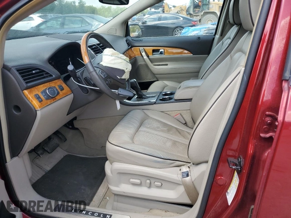 2014 Lincoln MKX with VIN 2LMDJ6JK4EBL11633, listed as a Copart auction lot 53401015 with 155,006 mi miles and Salvage Title. Bid and sale history available at carsss.com. Image 7.