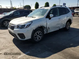 2021 Subaru Forester Premium with VIN JF2SKAFC6MH442378, listed as a Copart auction lot 66179295 with 28,884 mi miles and Salvage title. Bid and sale history available at DreamBid. Image 1.