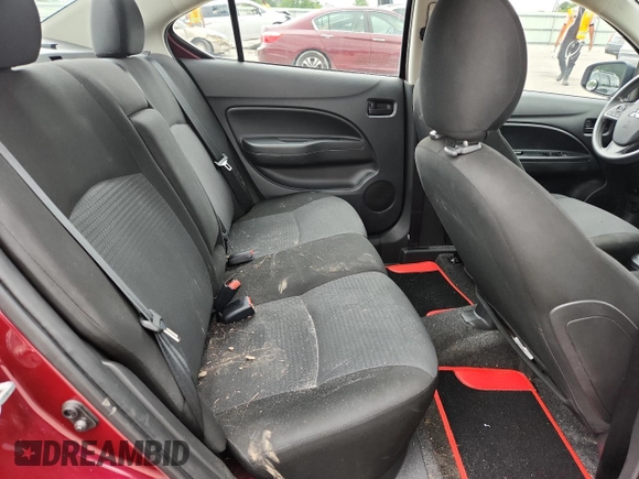 2021 Mitsubishi Mirage ES with VIN ML32FUFJXMHF00744, listed as a Copart auction lot 58791135 with 52,444 mi miles and Salvage title. Bid and sale history available at DreamBid. Image 10.