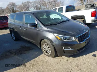 2021 Kia Sedona EX with VIN KNDMB5C19M6671229, listed as a IAAI auction lot 41066675 with 168,393 mi miles. Bid and sale history available at carsss.com. Image 1.