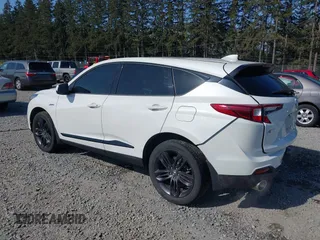 2020 Acura RDX w/A-Spec Pkg with VIN 5J8TC2H61LL013353, listed as a IAAI auction lot 42108607 with 52,481 mi miles. Bid and sale history available at carsss.com. Image 3.