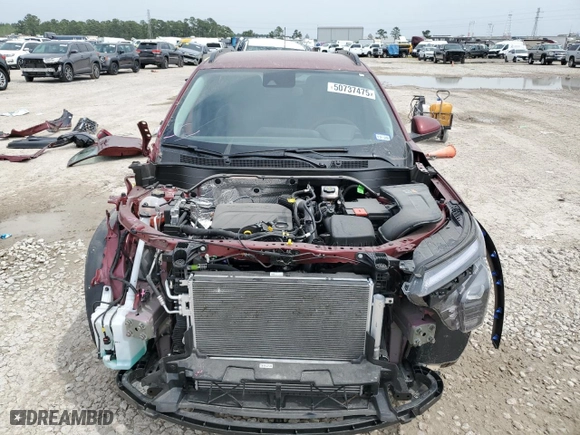 2025 Chevrolet Trax LT with VIN KL77LHEP1SC103128, listed as a Copart auction lot 50737475 with 5,360 mi miles and Salvage Title. Bid and sale history available at carsss.com. Image 5.