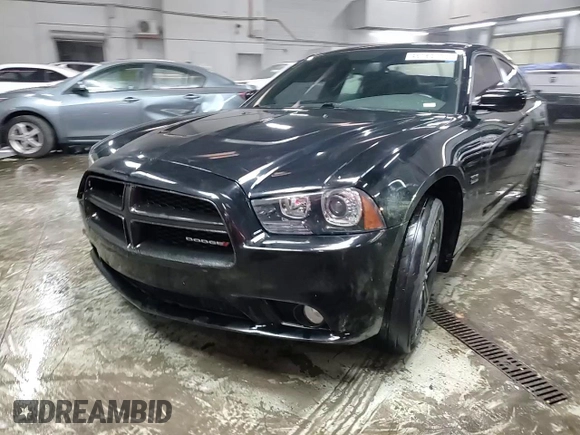 2014 Dodge Charger RT Plus with VIN 2C3CDXDT8EH360882, listed as a Copart auction lot 46183715 with 107,352 mi miles and Salvage Title. Bid and sale history available at carsss.com. Image 13.