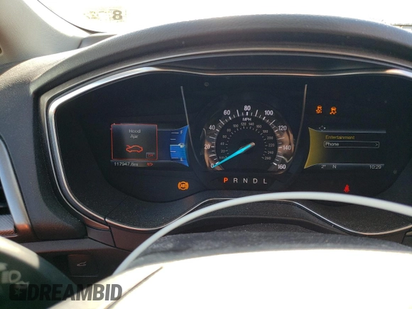 2017 Ford Fusion SE with VIN 3FA6P0H79HR204272, listed as a Copart auction lot 45643905 with 117,947 mi miles and Salvage Title. Bid and sale history available at DreamBid. Image 9.