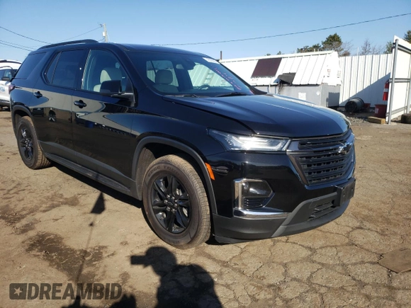 2022 Chevrolet Traverse LS with VIN 1GNEVFKW5NJ120168, listed as a Copart auction lot 50798015 with 45,373 mi miles and Salvage Title. Bid and sale history available at carsss.com. Image 4.