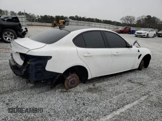 2019 Alfa Romeo Giulia Quadrifoglio with VIN ZARFAMEV7K7611582, listed as a Copart auction lot 45458235 with Not provided miles and Clean title. Bid and sale history available at DreamBid. Image 3.