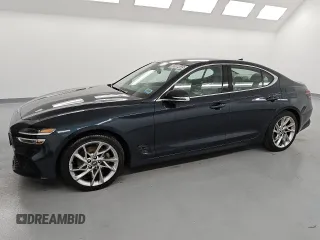 2022 Genesis G70 2.0T with VIN KMTG34TA1NU094229, listed as a Copart auction lot 52890445 with 96,667 mi miles and Clean Title. Bid and sale history available at DreamBid. Image 1.