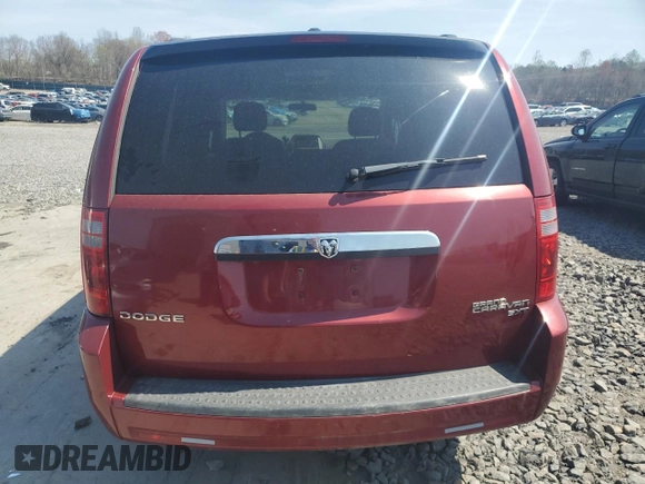 2010 Dodge Grand Caravan SXT with VIN 2D4RN5D1XAR389037, listed as a Copart auction lot 53931905 with 169,794 mi miles and Salvage Title. Bid and sale history available at DreamBid. Image 6.