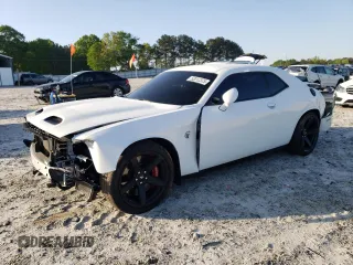 2021 Dodge Challenger SRT Hellcat with VIN 2C3CDZC95MH585857, listed as a Copart auction lot 52012375 with Not Provided miles and Salvage Title. Bid and sale history available at DreamBid. Image 1.