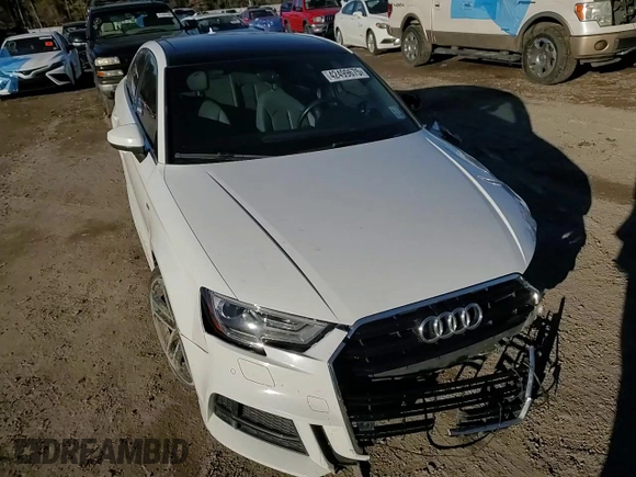 2017 Audi A3 Sedan Premium Plus with VIN WAUGUGFF0H1043635, listed as a Copart auction lot 42499675 with 117,886 mi miles and Salvage Title. Bid and sale history available at carsss.com. Image 10.