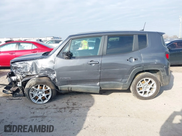 2023 Jeep Renegade Latitude with VIN ZACNJDB12PPP60061, listed as a IAAI auction lot 41578463 with 21,376 mi miles and . Bid and sale history available at DreamBid. Image 14.