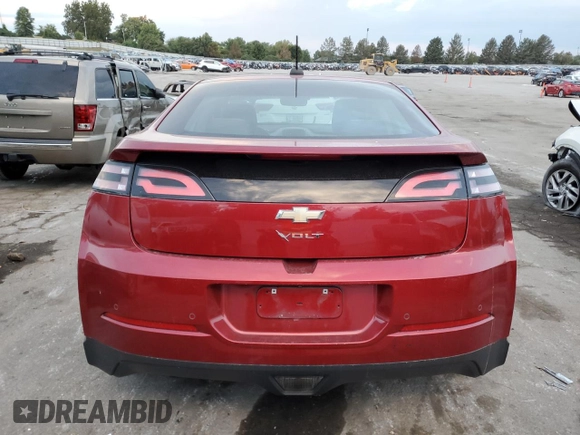 2015 Chevrolet Volt with VIN 1G1RB6E49FU104772, listed as a Copart auction lot 72319124 with 51,271 mi miles and Salvage Title. Bid and sale history available at carsss.com. Image 6.