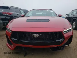 2024 Ford Mustang GT Premium with VIN 1FAGP8FF8R5108165, listed as a Copart auction lot 43248194 with 33 mi miles and Salvage title. Bid and sale history available at DreamBid. Image 5.