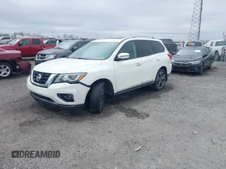 2017 Nissan Pathfinder S with VIN 5N1DR2MN4HC612538, listed as a IAAI auction lot 41699407 with 63,762 mi miles and . Bid and sale history available at DreamBid. Image 17.