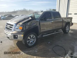 2015 GMC Sierra 1500 SLT with VIN 3GTU2VEC0FG167944, listed as a Copart auction lot 46833535 with 150,636 mi miles and Non Repairable. Bid and sale history available at DreamBid. Image 1.