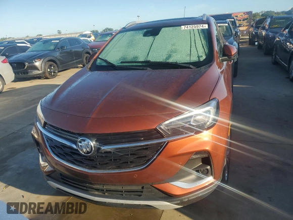 2021 Buick Encore GX Essence with VIN KL4MMFSL3MB076378, listed as a Copart auction lot 77713884 with Not provided miles and Salvage title. Bid and sale history available at DreamBid. Image 5.