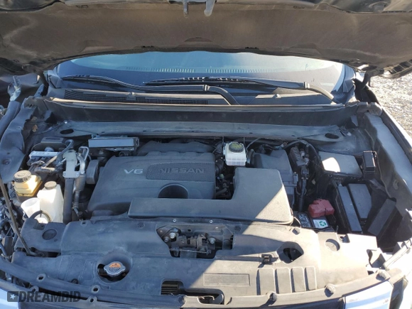 2017 Nissan Pathfinder SV with VIN 5N1DR2MN4HC637021, listed as a Copart auction lot 81121154 with 67,081 mi miles and Salvage Title. Bid and sale history available at carsss.com. Image 13.