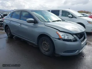 2014 Nissan Sentra S with VIN 3N1AB7AP8EY299871, listed as a IAAI auction lot 41925032 with 123,996 mi miles. Bid and sale history available at carsss.com. Image 1.