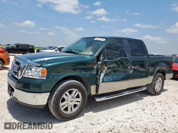2007 Ford F-150 XLT with VIN 1FTRW12W57KC45033, listed as a Copart auction lot 64672335 with 129,137 mi miles and Salvage title. Bid and sale history available at DreamBid. Image 1.