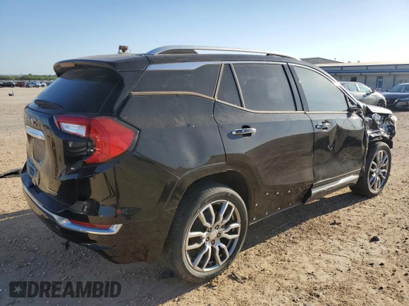2022 GMC Terrain Denali with VIN 3GKALXEV9NL246326, listed as a Copart auction lot 52284835 with 15,626 mi miles and Clean title. Bid and sale history available at DreamBid. Image 3.