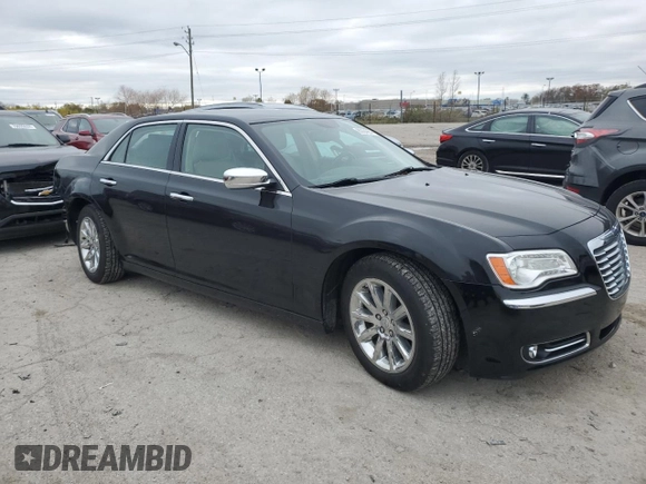 2014 Chrysler 300 with VIN 2C3CCAET7EH118258, listed as a Copart auction lot 80204964 with 120,621 mi miles and Salvage Title. Bid and sale history available at carsss.com. Image 4.