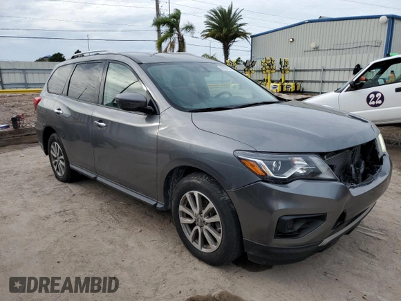 2018 Nissan Pathfinder SL with VIN 5N1DR2MN3JC636447, listed as a Copart auction lot 80067074 with 124,556 mi miles and Non Repairable. Bid and sale history available at carsss.com. Image 4.