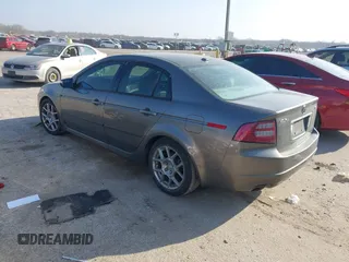 2008 Acura TL with VIN 19UUA66258A009858, listed as a IAAI auction lot 41786617 with 1 mi miles. Bid and sale history available at carsss.com. Image 3.