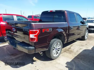 2018 Ford F-150 XL with VIN 1FTEW1EP1JKD98907, listed as a IAAI auction lot 42073506 with 72,184 mi miles. Bid and sale history available at carsss.com. Image 4.